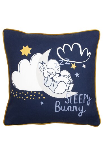 Peter Rabbit™ Blue Sleepy Head Timeless Cushion