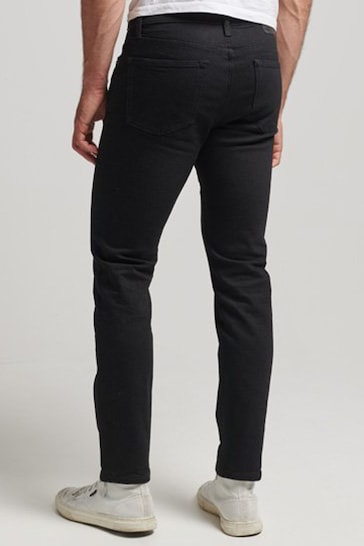 Superdry Black Organic Cotton Skinny Jeans