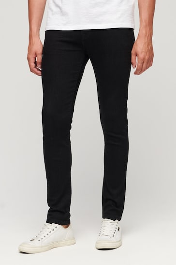 Superdry Black Organic Cotton Slim Jeans