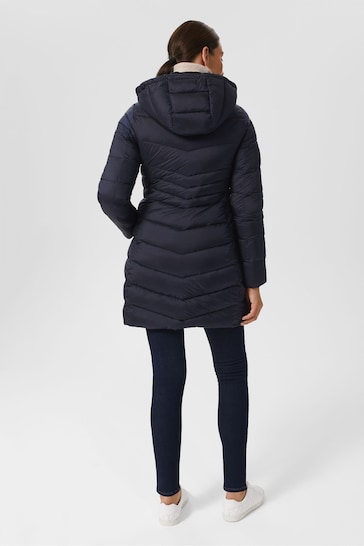 Hobbs Blue Katarina Puffer Coat