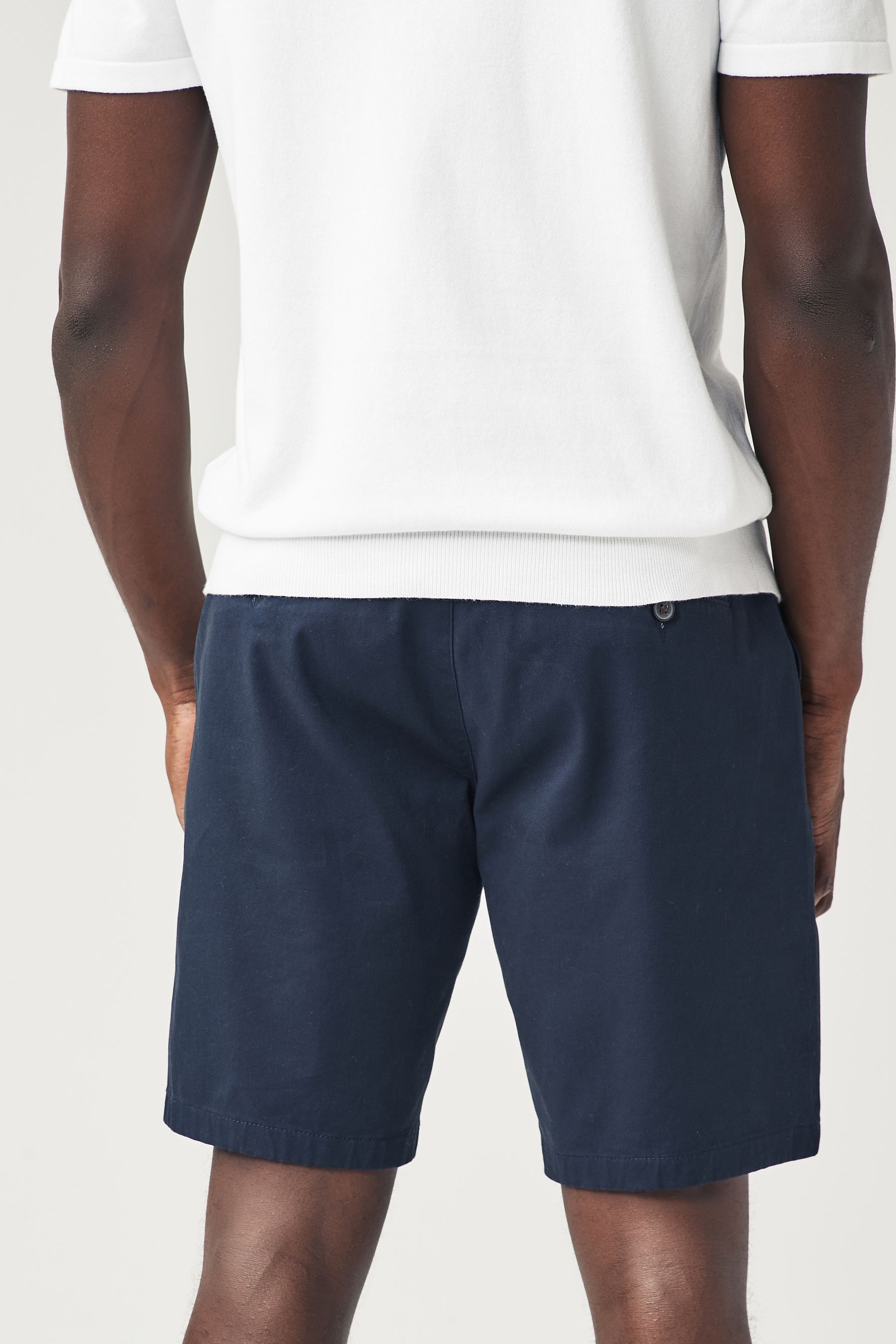 Next navy new arrivals chino shorts