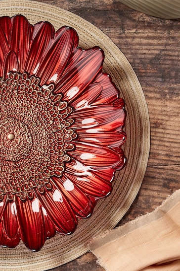 Anton Studio Designs Red Red Sunflower Shaped Bowl