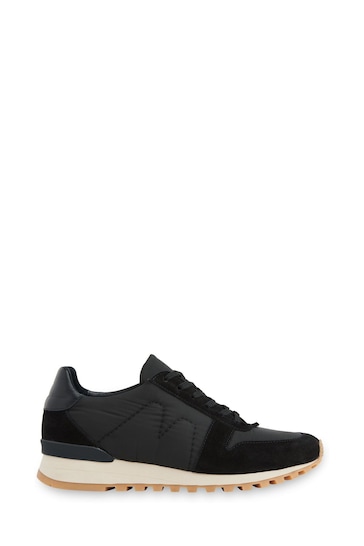 Whistles Silas Black Padded Runner Trainers