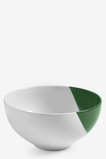 Jasper Conran London Green Abstract Serve Bowl