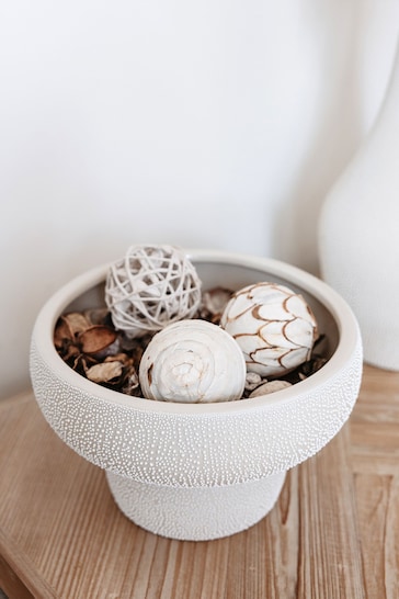 Chapter B Cream Textured Ceramic Bowl