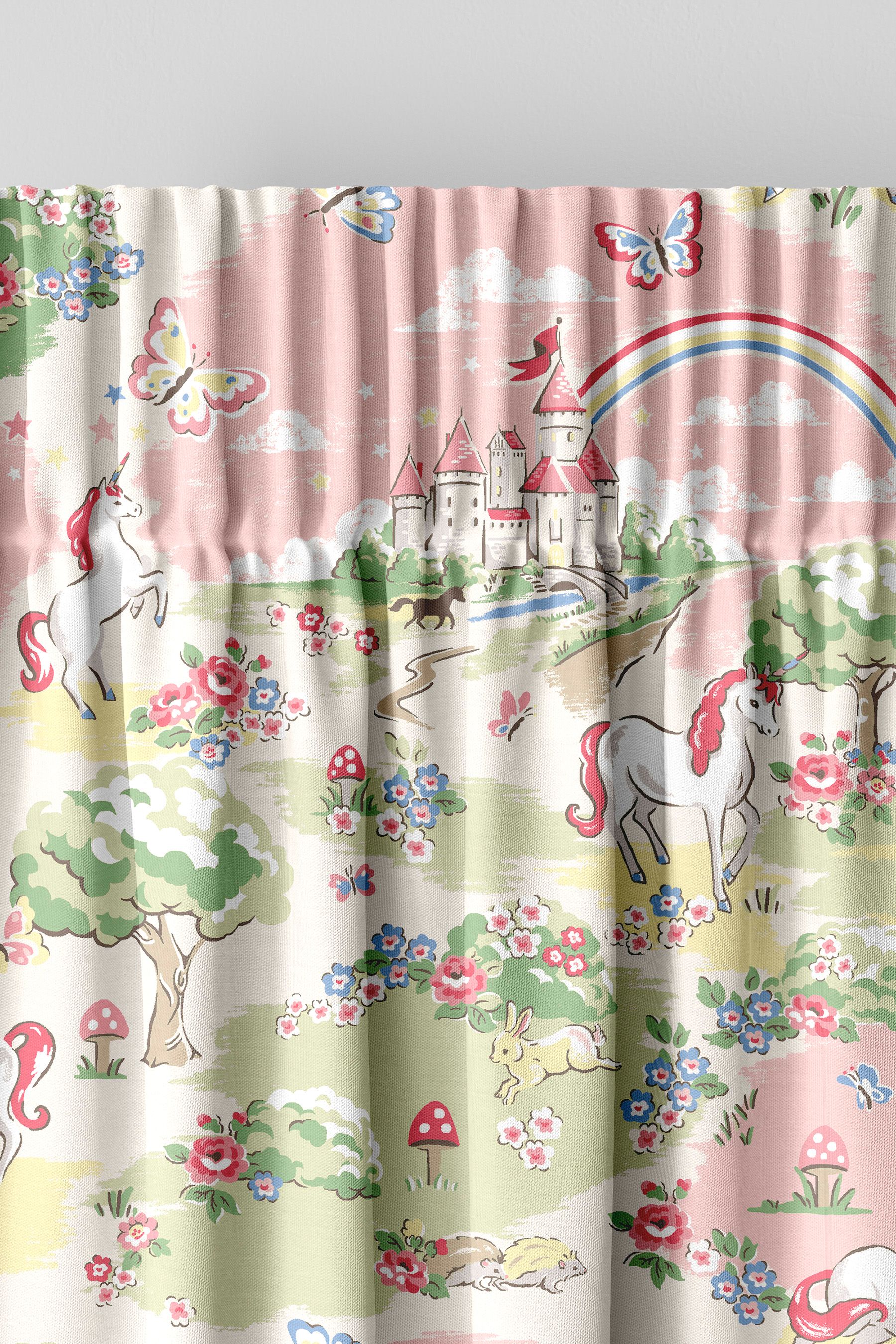Buy Cath Kidston Pink Kids Magical Scenic Made To Measure Curtains