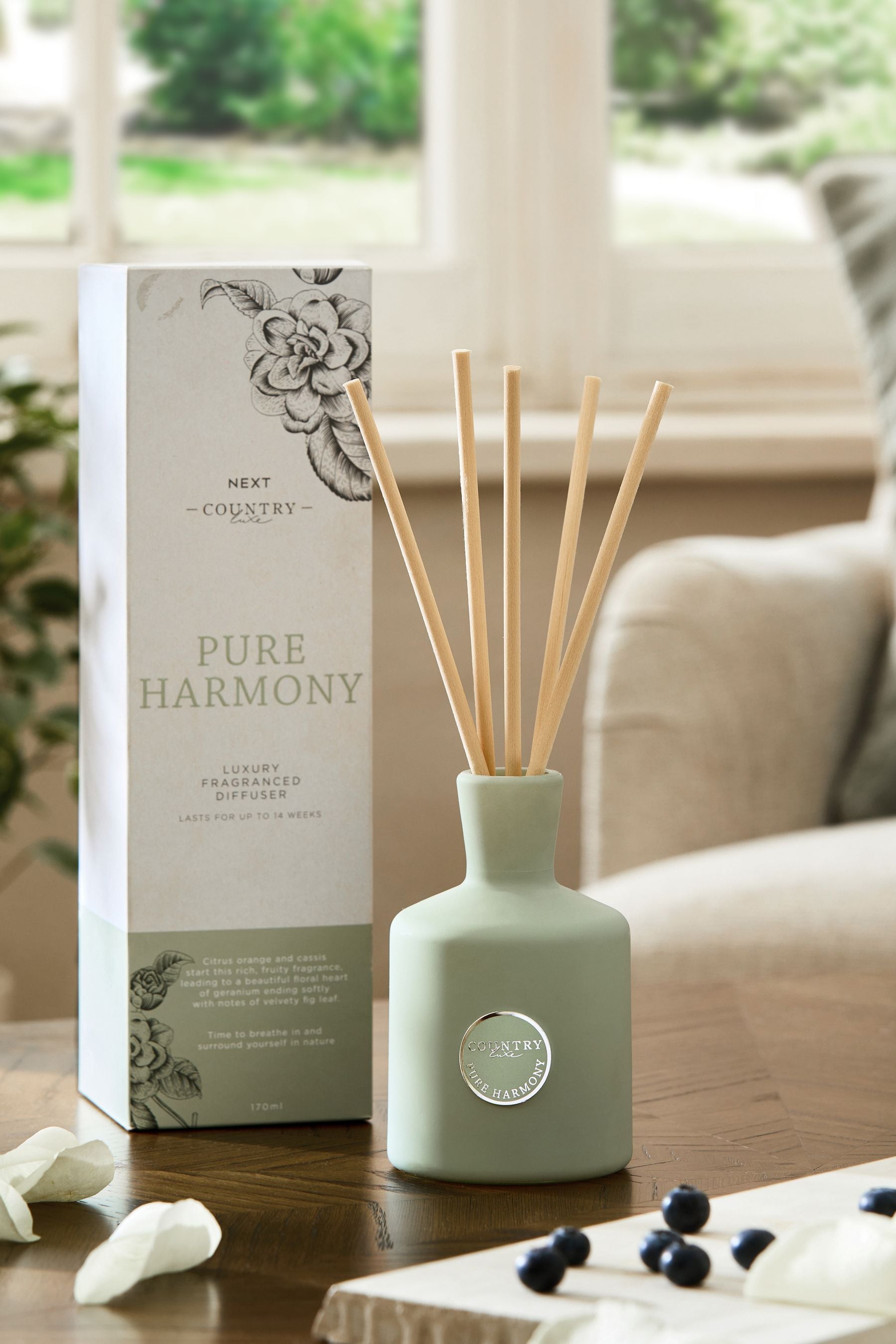 Buy Country Luxe Pure Harmony Orange and Geranium 170ml Fragranced