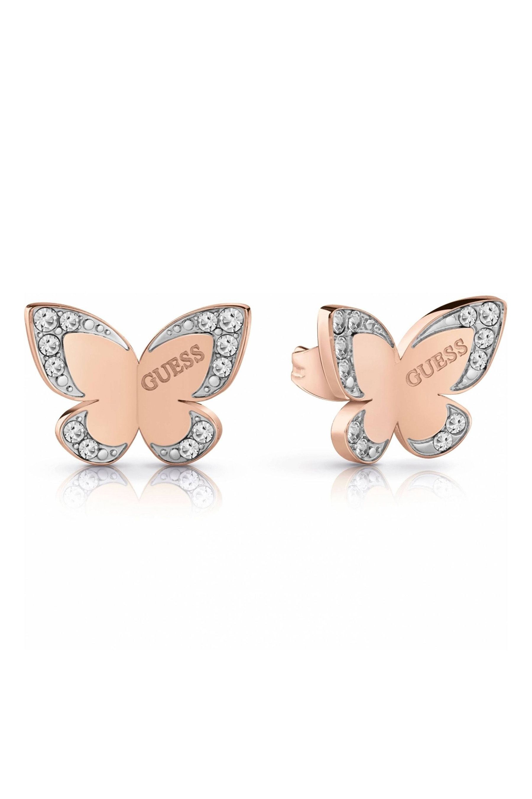 Guess sales butterfly earrings