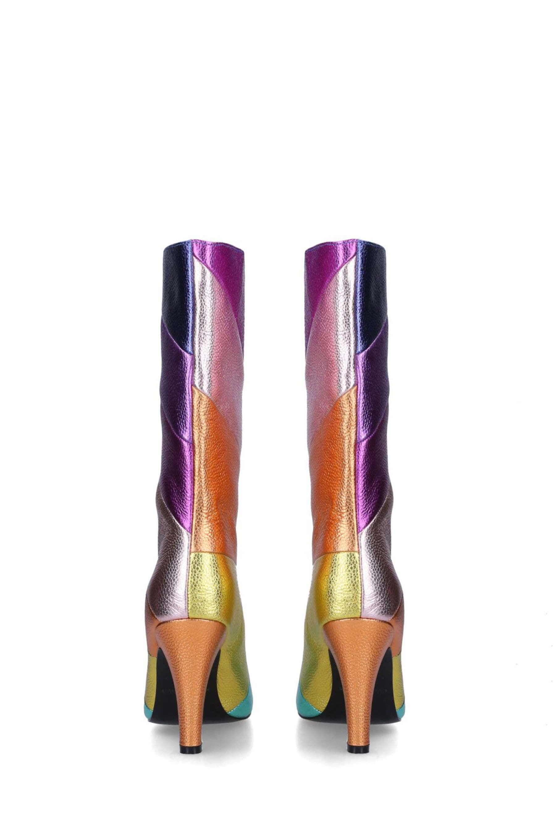Kurt Geiger London Pink Rainbow Kensington Boots