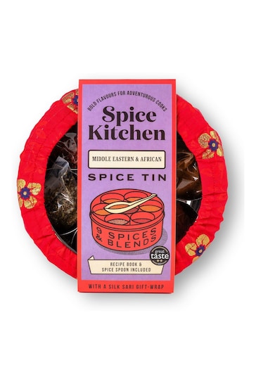 Spice Kitchen African & Middle Eastern Spice Tin With Sari