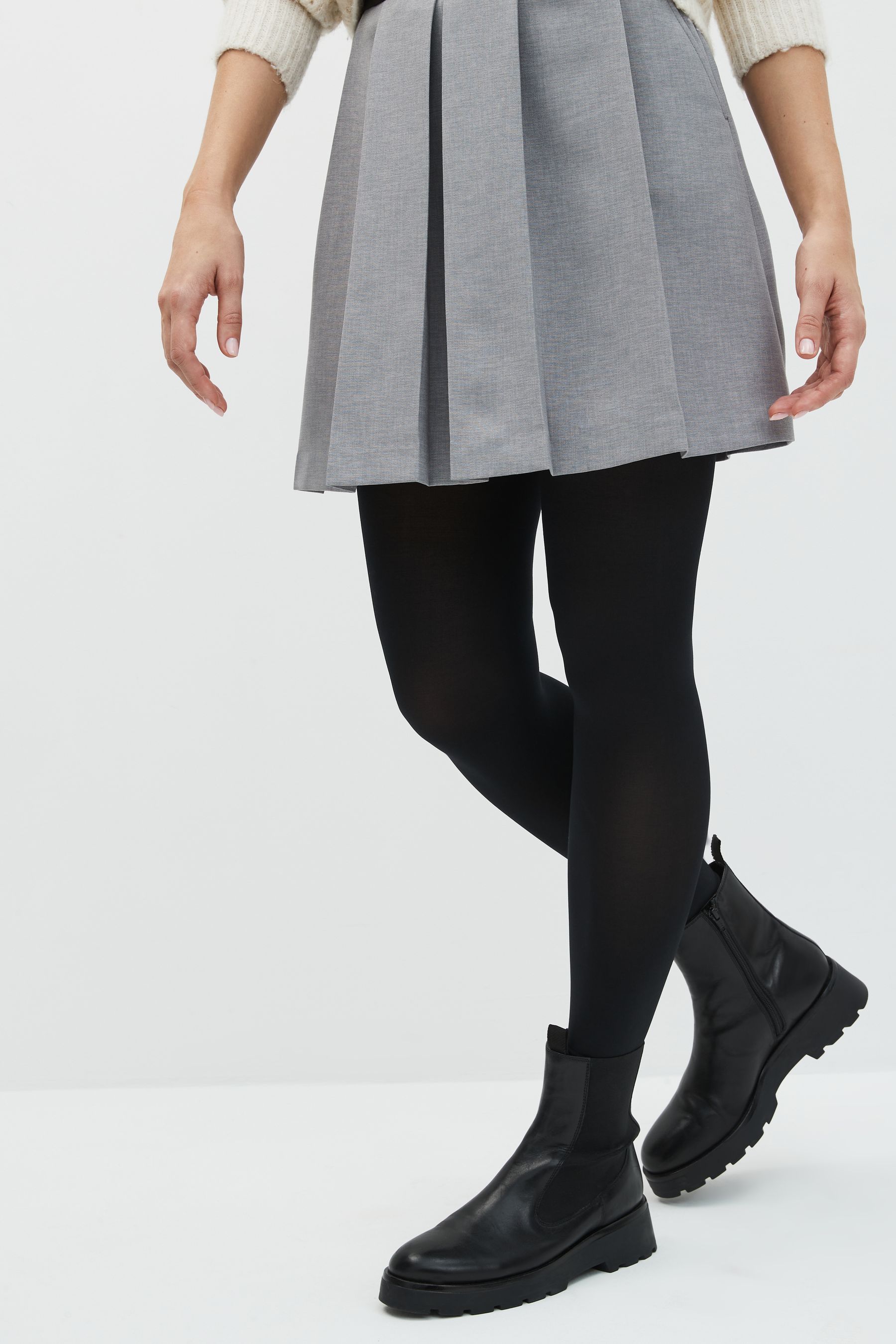 Black footless leggings clearance