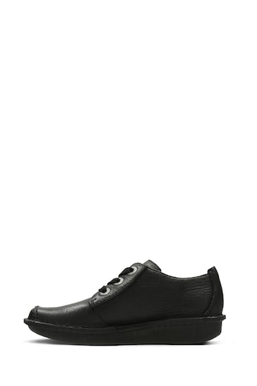 Clarks Black Leather Funny Dream Shoes
