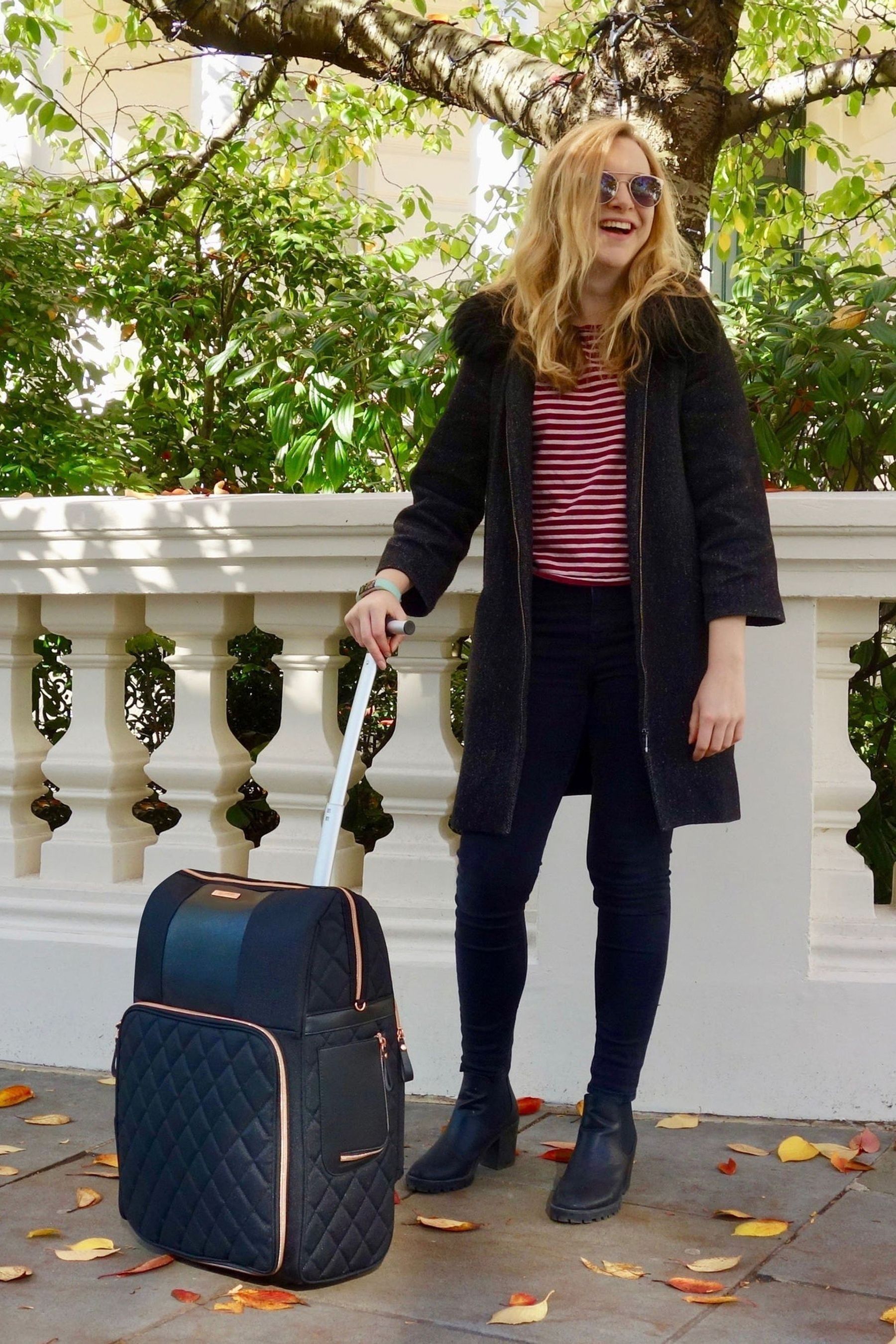 Buy Cabin Max Travel Hack Black 55cm Cabin Suitcase from the Next