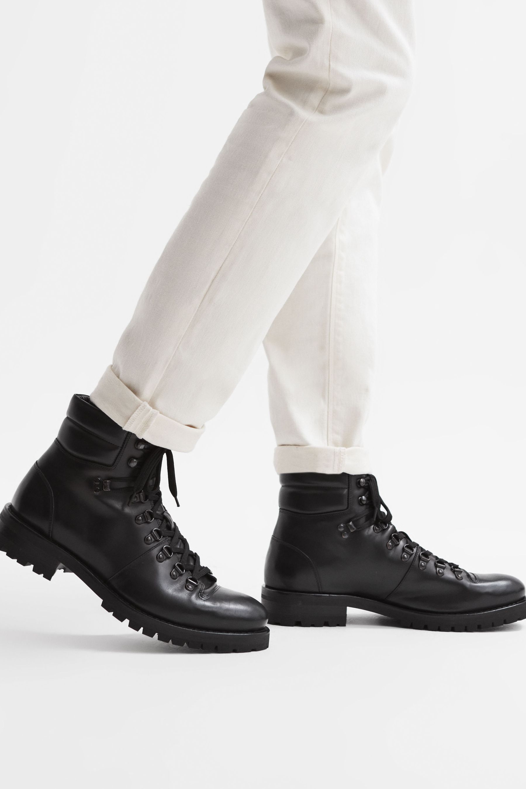 Common projects leather hiking boots store