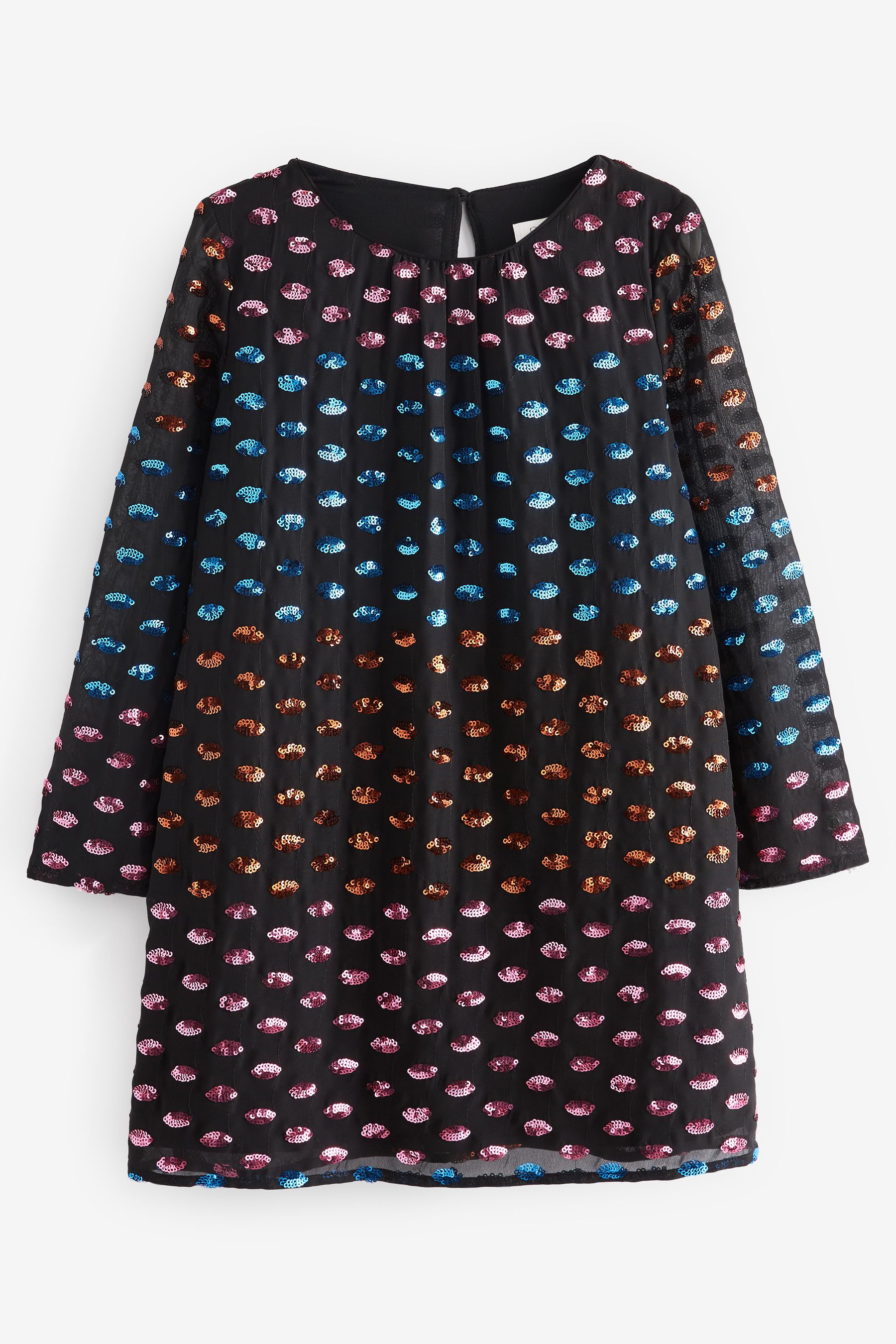 Mango rainbow sequin on sale dress