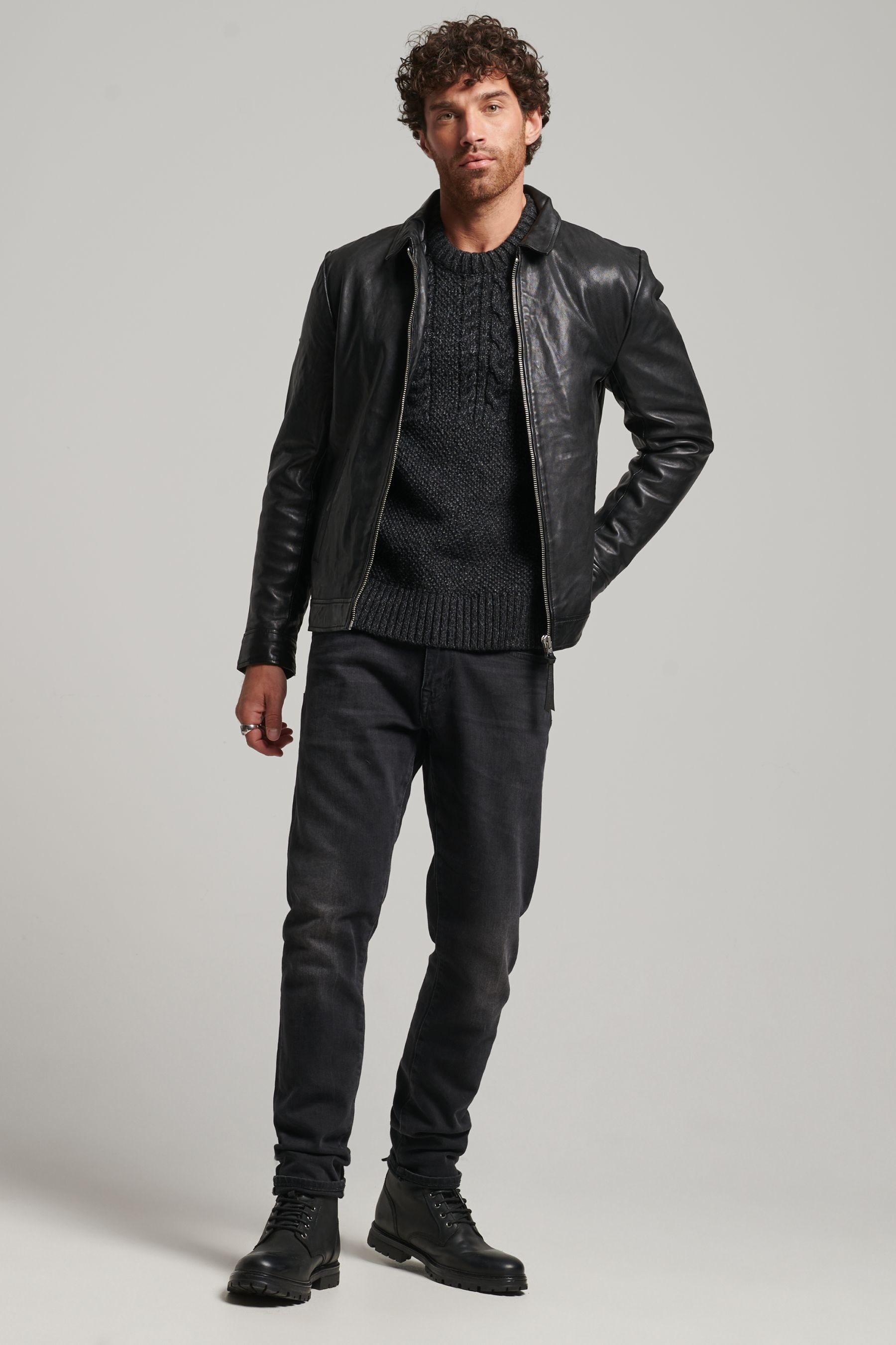 Coach moto cheap jacket men's