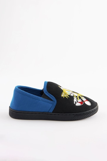 Black Sonic Cupsole Slippers