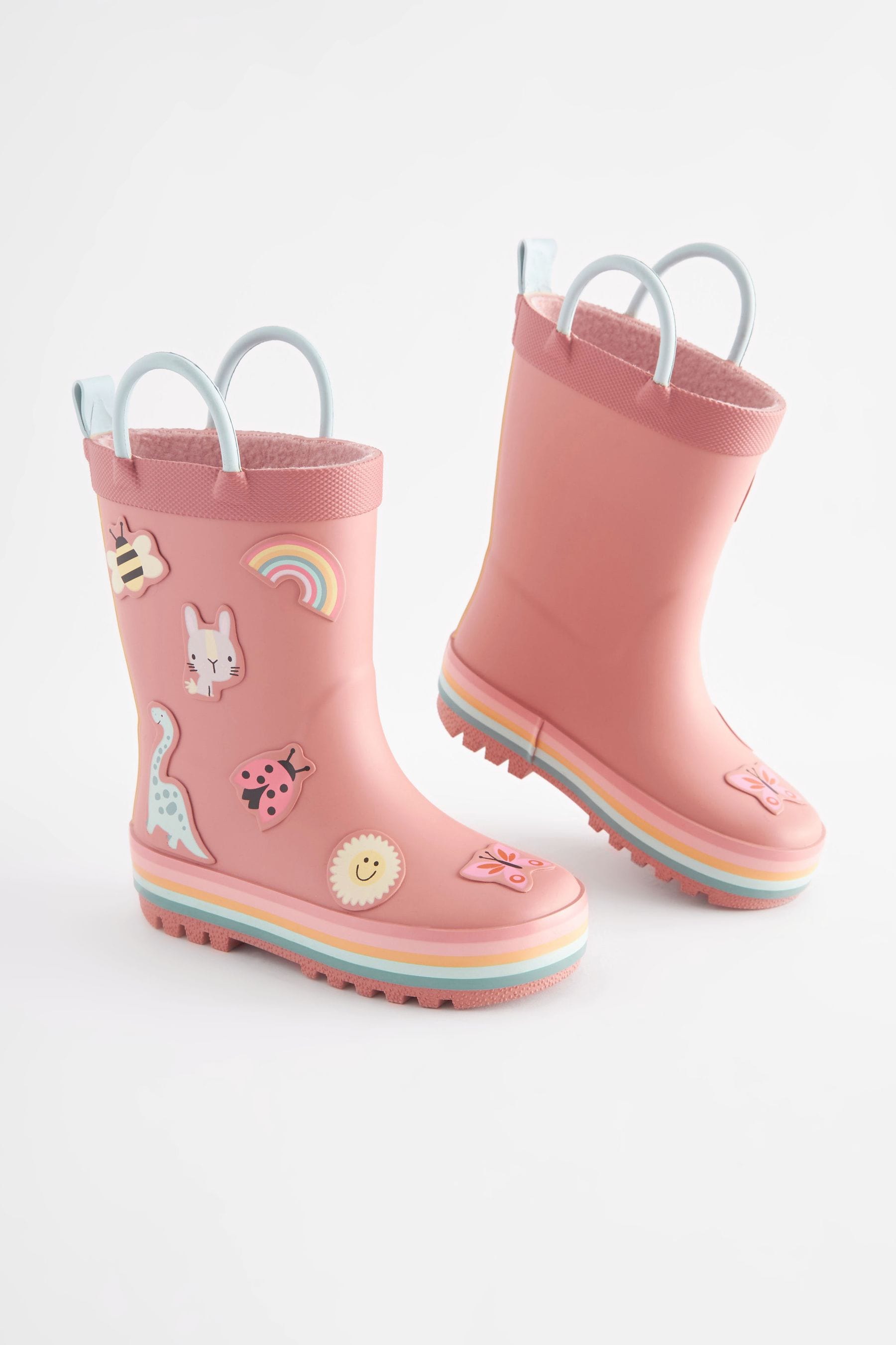 Pink kids deals wellies