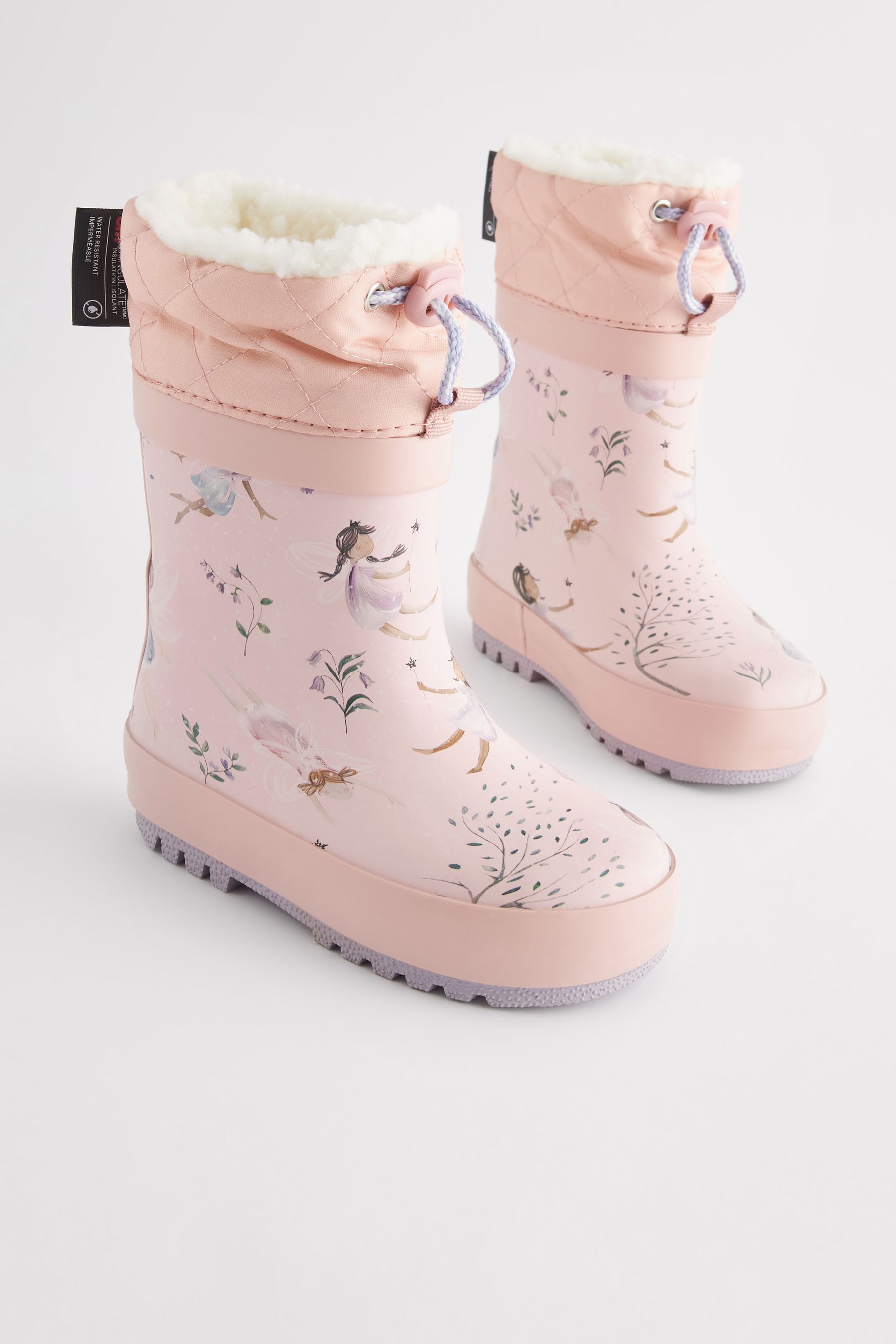 Pink wellies discount