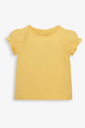 JoJo Maman Bébé Yellow Pretty T-Shirt