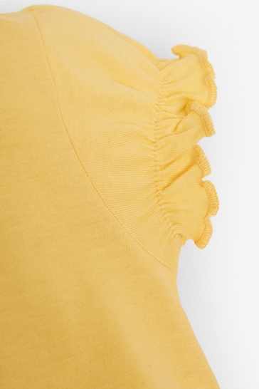 JoJo Maman Bébé Yellow Pretty T-Shirt