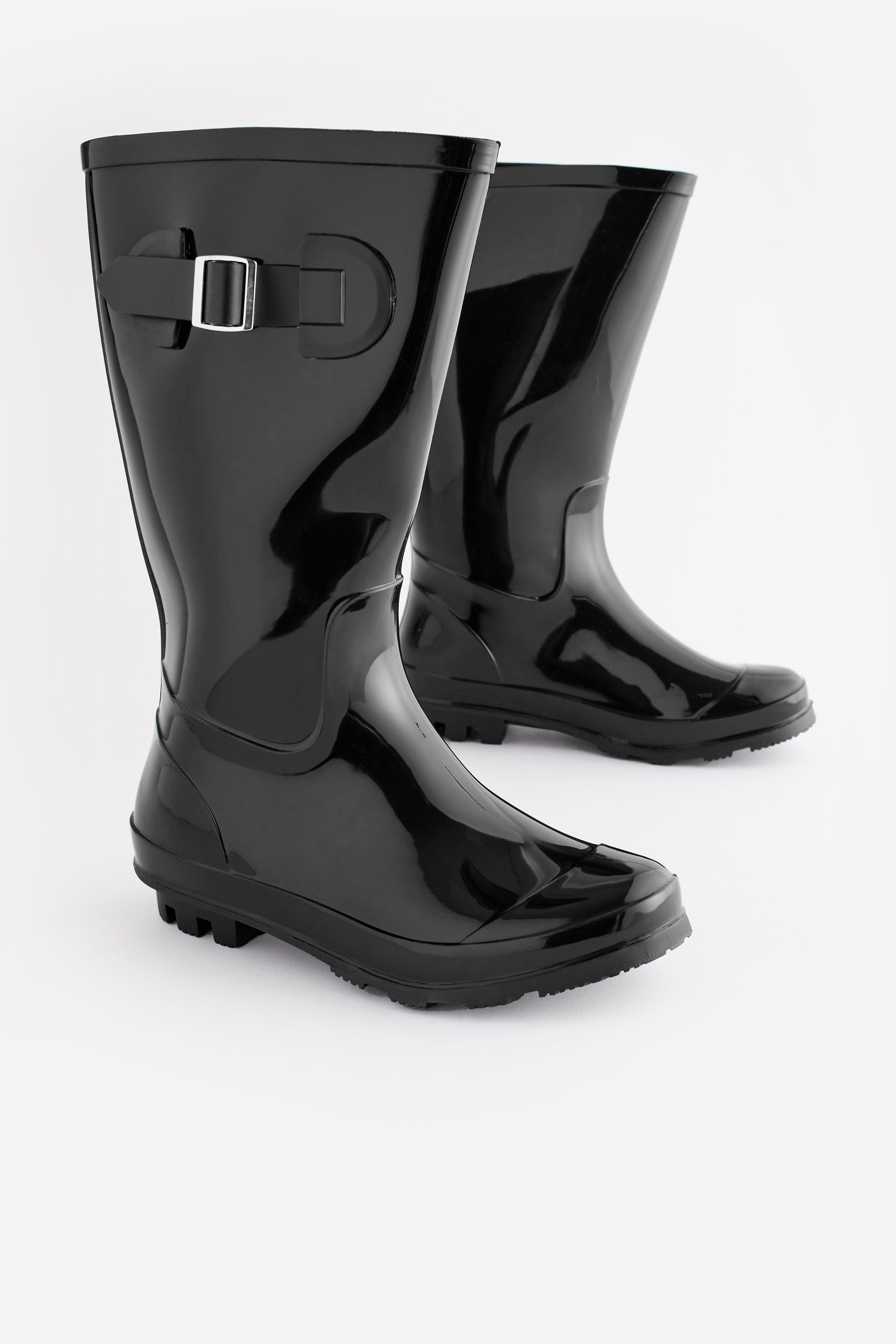 Gloss black sales wellies