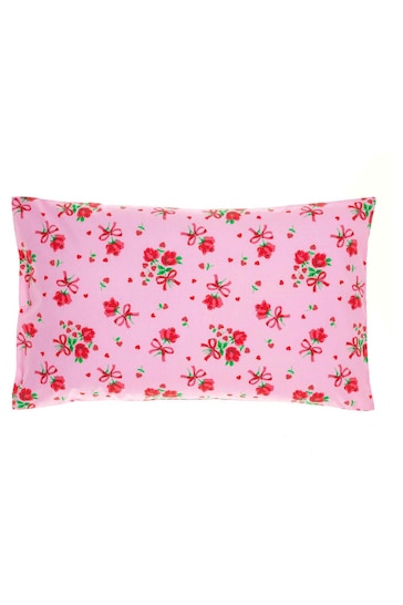 Rachel Riley Pink Strawberry Rose Duvet Cover and Pillowcase Set