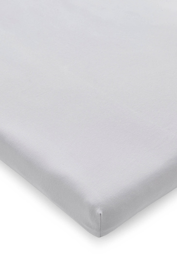 Martex Baby Grey Cot Bed Fitted Sheet