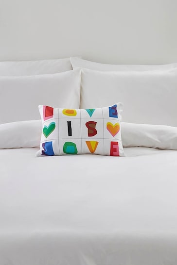 Martex Pride Yellow Love is Love Decorative Cushion
