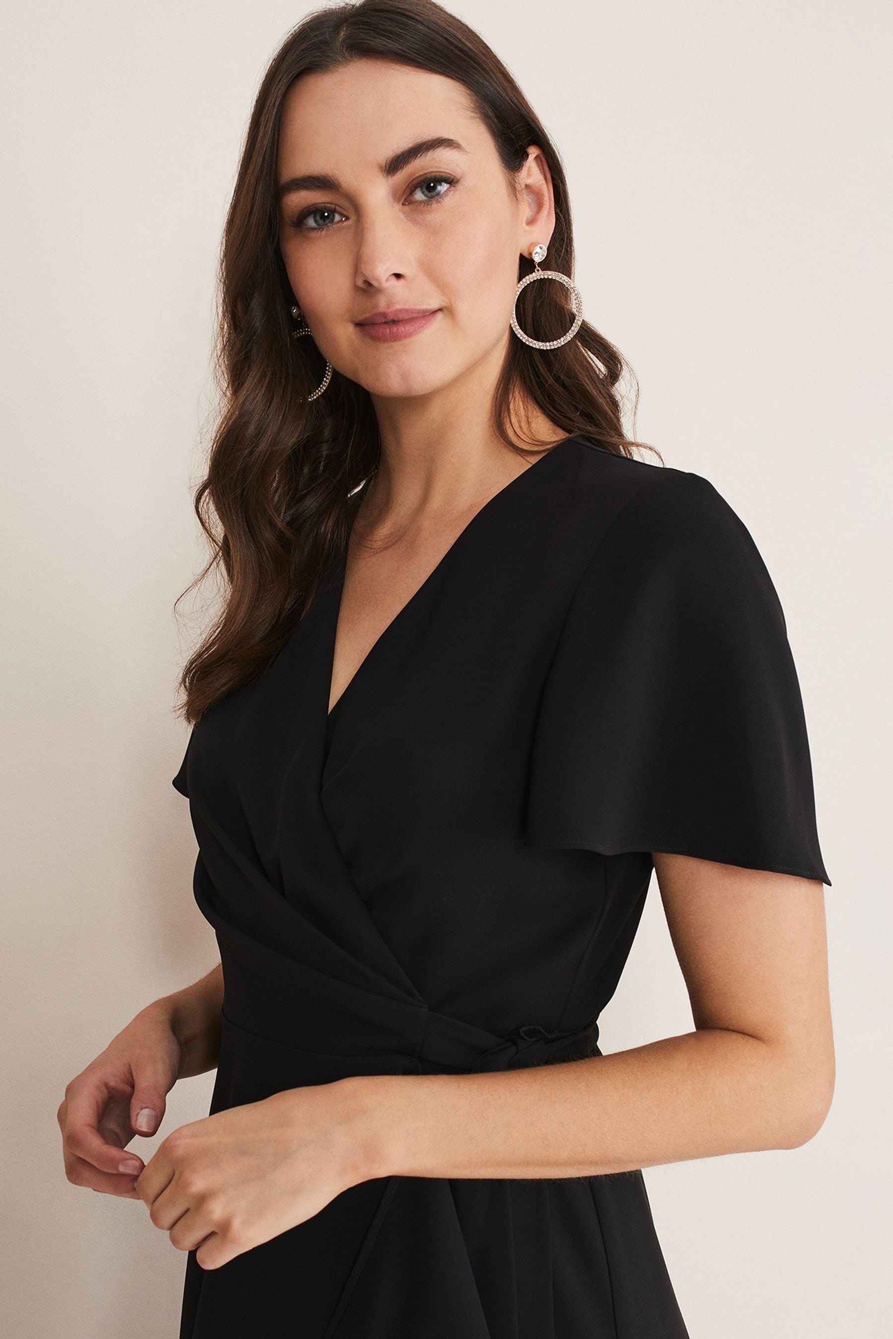 Next black shop wrap dress