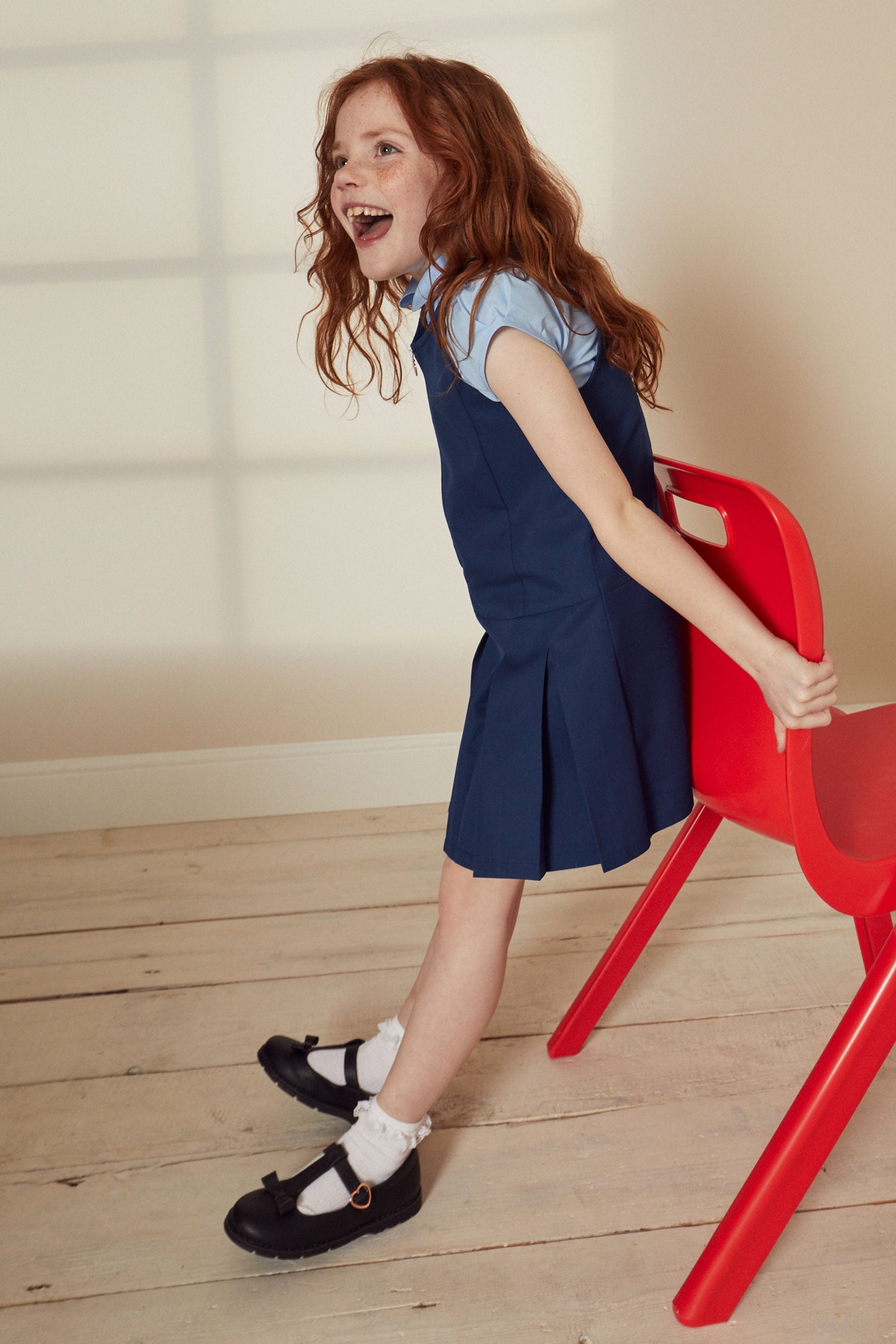 Royal blue deals school pinafore dress