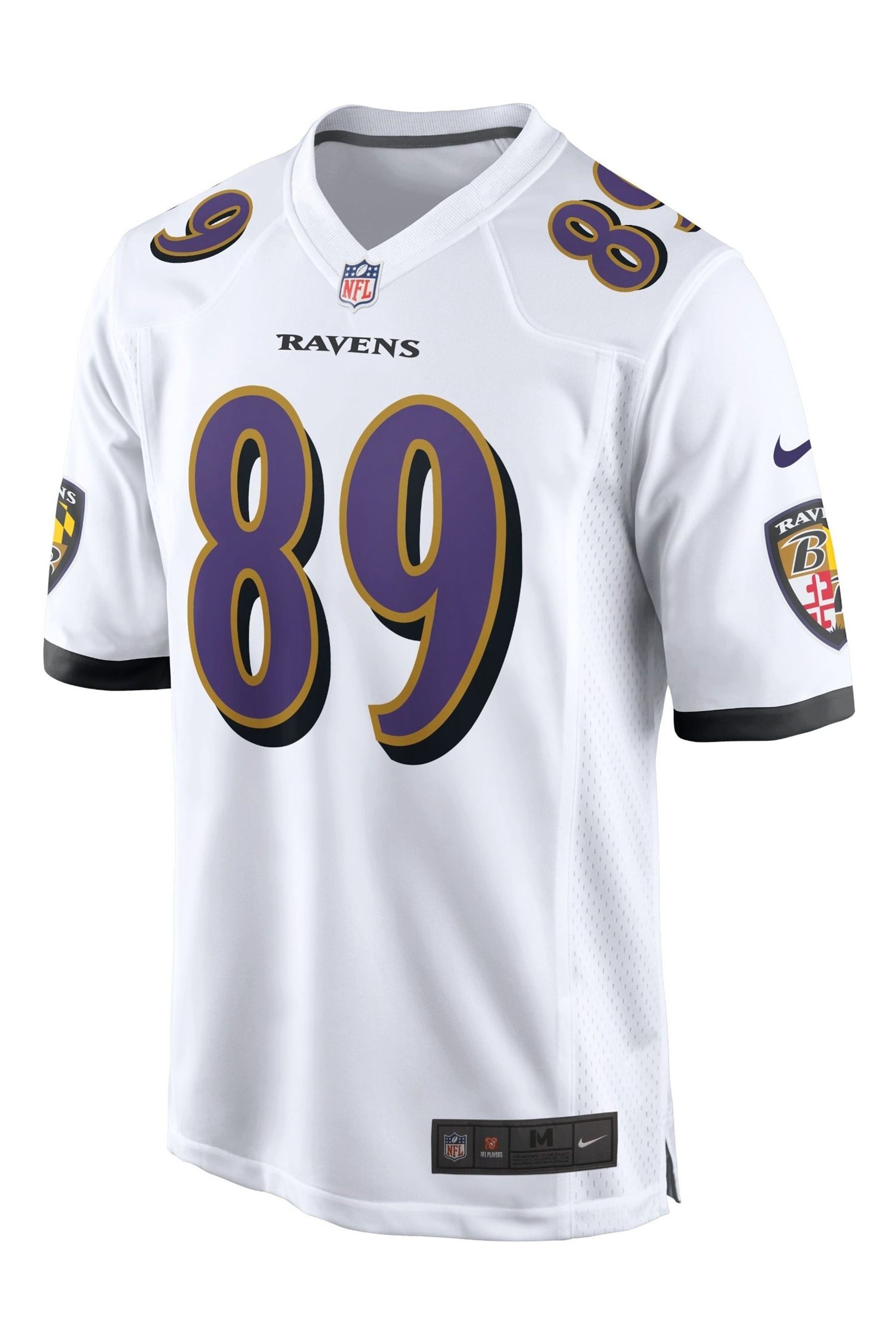 Buy Nike White NFL Baltimore Ravens Road Game Jersey from the Next