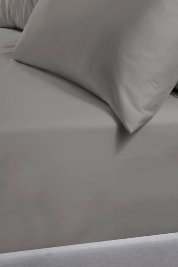TLC Grey 5* 480 Thread Count Fitted Sheet