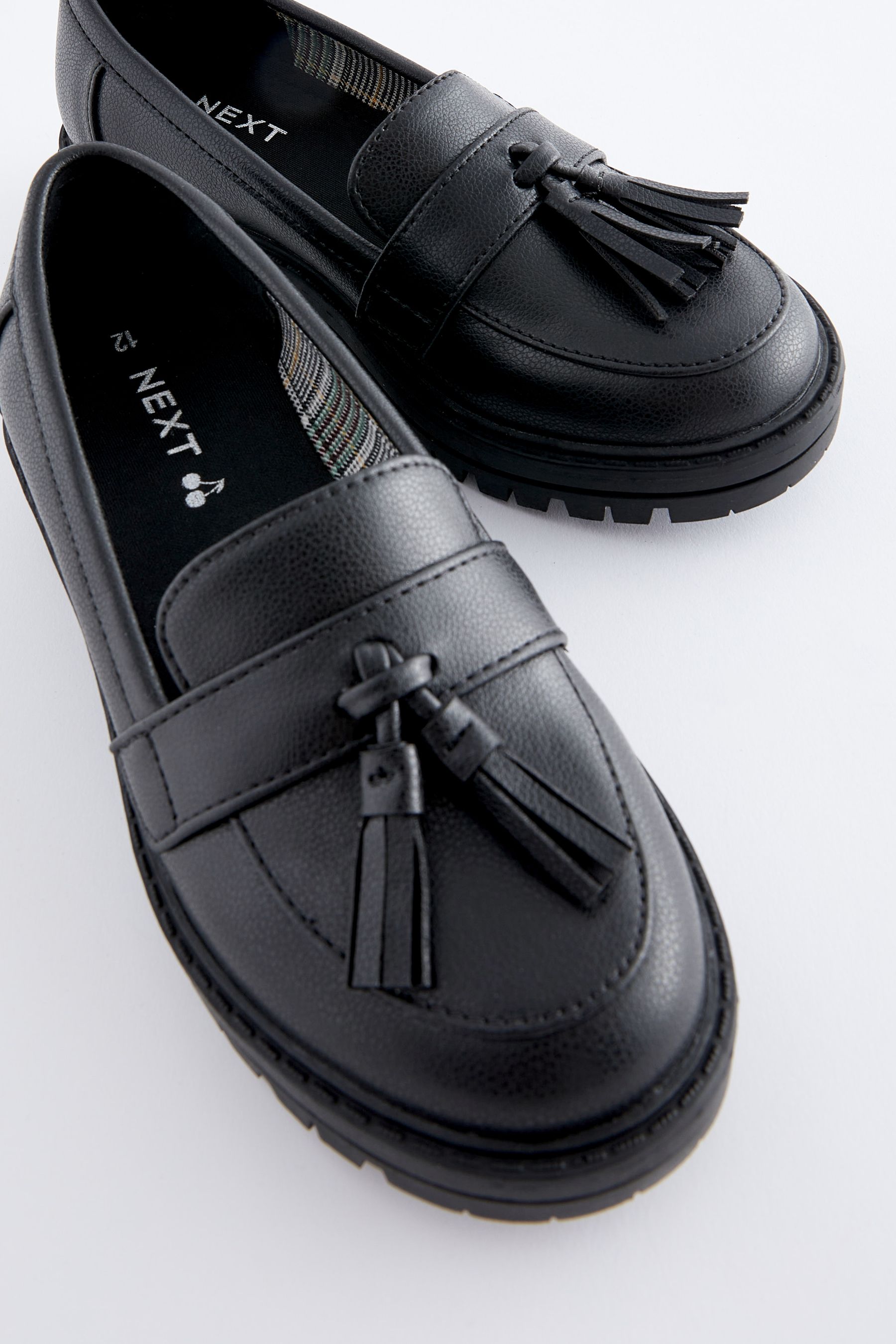 Next black loafers 2024 womens