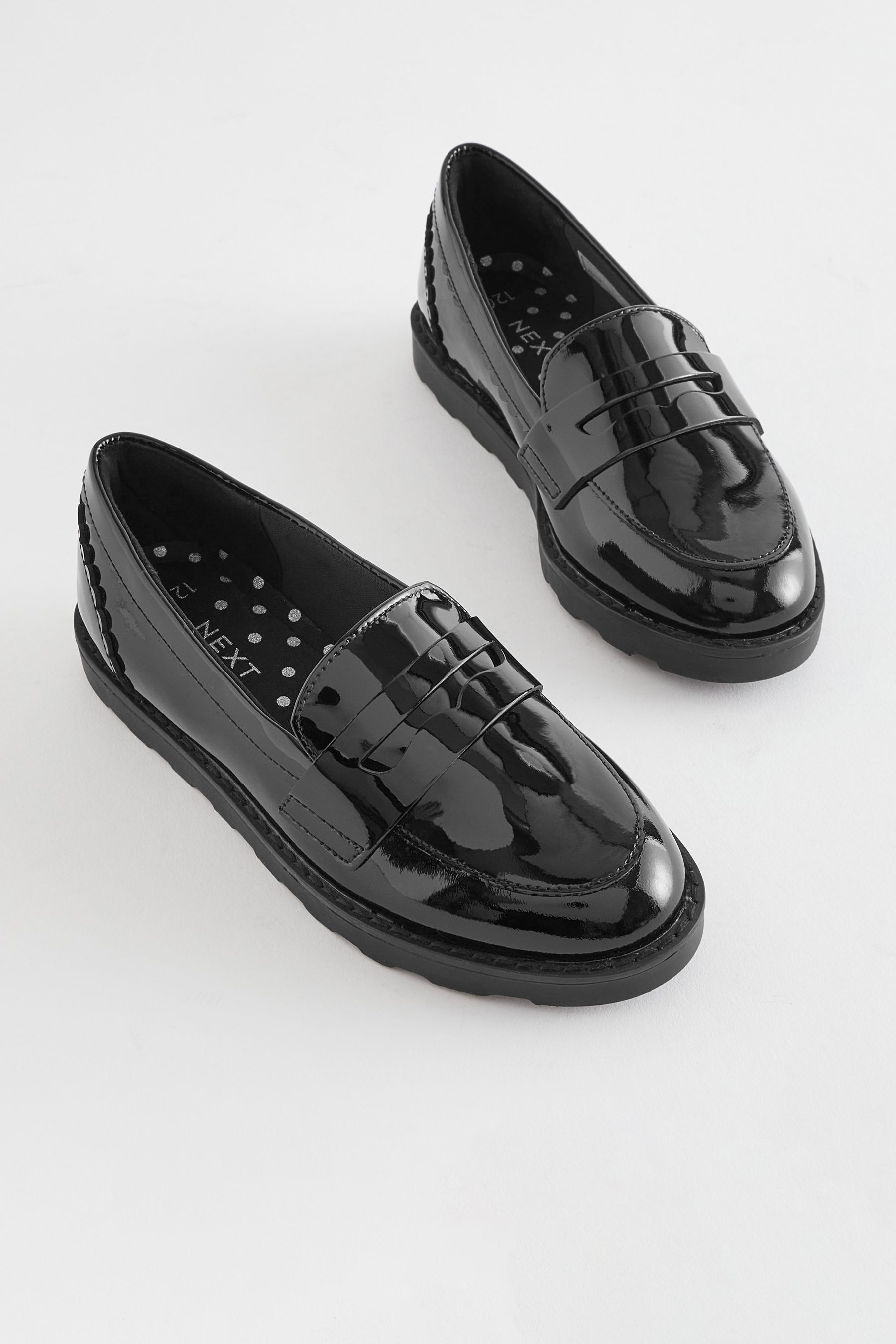 Next white loafers clearance