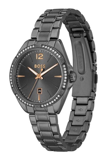 Buy BOSS Natural Felina Womens Watch from the Next UK online shop