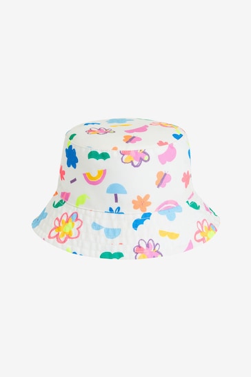Isabel Marant abstract-print bucket hat Nude