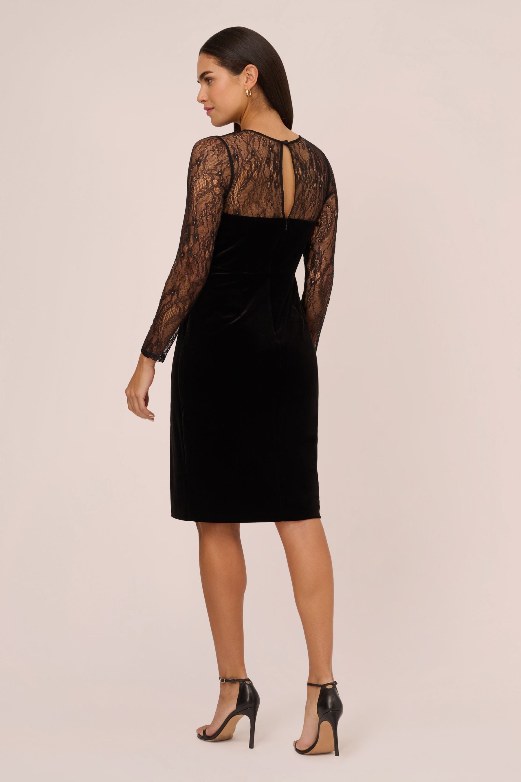 Adrianna papell black cocktail dress on sale