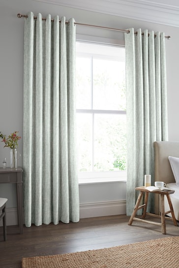 Laura Ashley Sage Ambrose Made To Measure Curtains