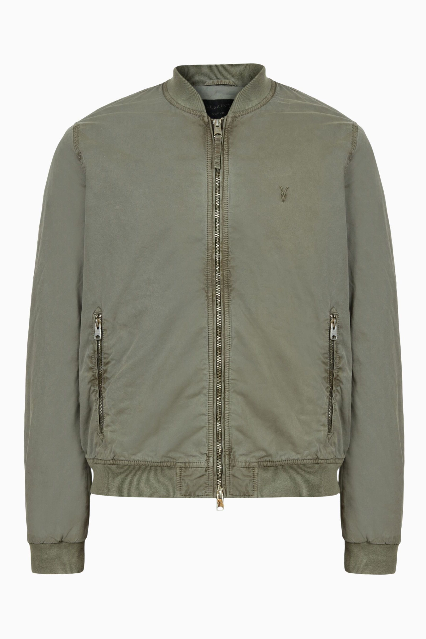 All saints 2025 green bomber jacket
