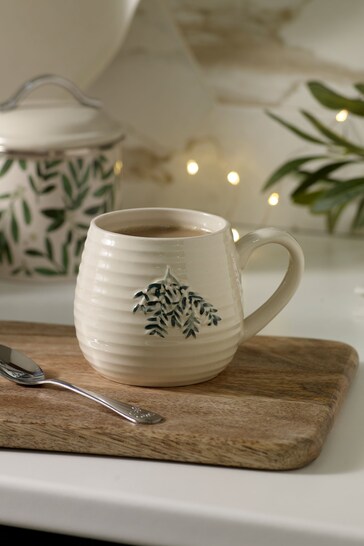 White Mistletoe Mug
