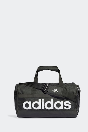 adidas Black Extra Small Essentials Linear Duffel Bag