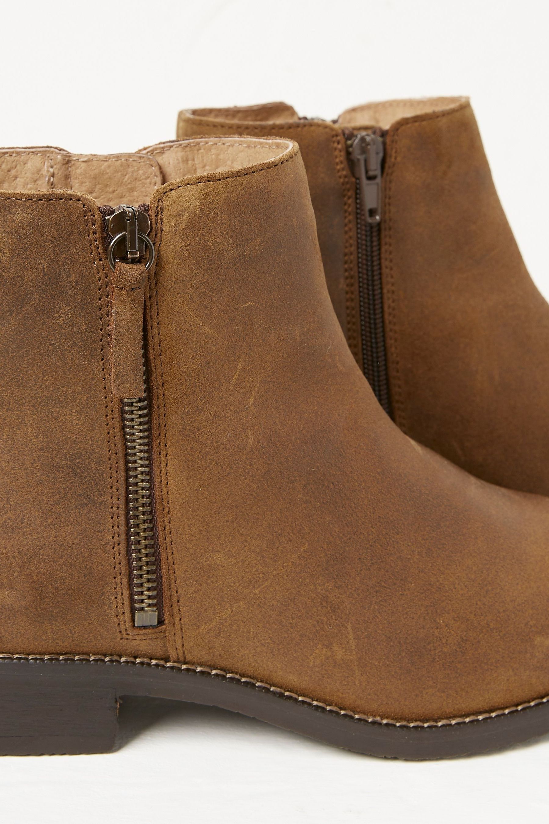 Fat face tan ankle sales boots