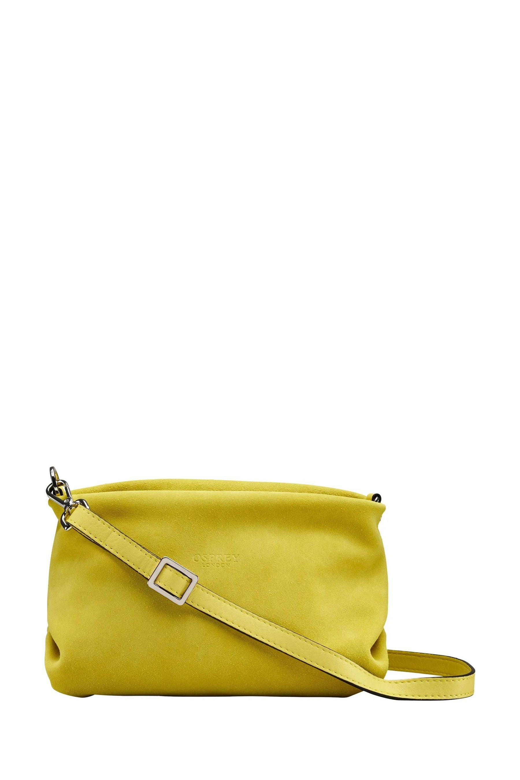 Buy OSPREY LONDON The Carina Shrug Italian Suede Handbag from the Next UK online shop