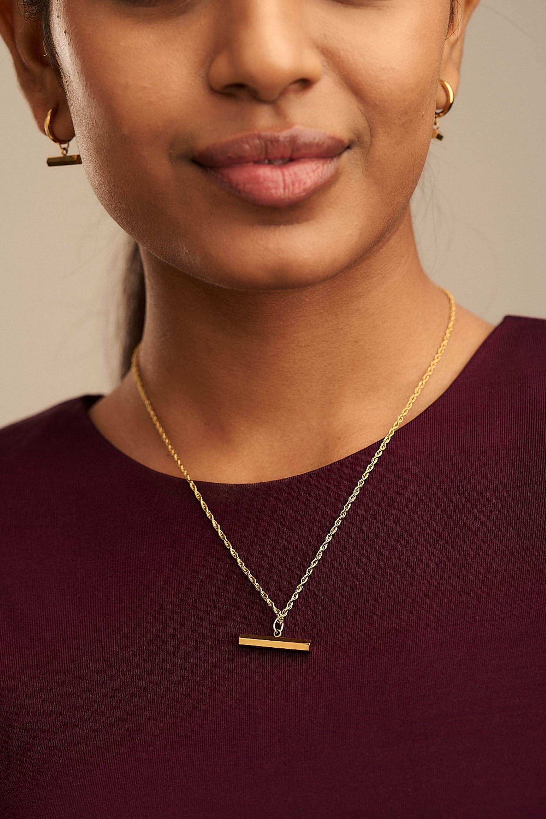 Orelia t bar on sale necklace