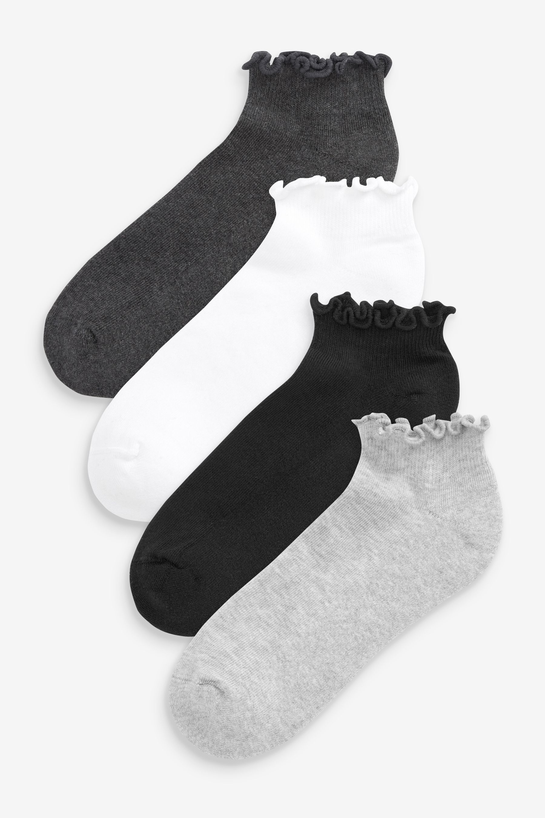 Ladies frilly sale trainer socks