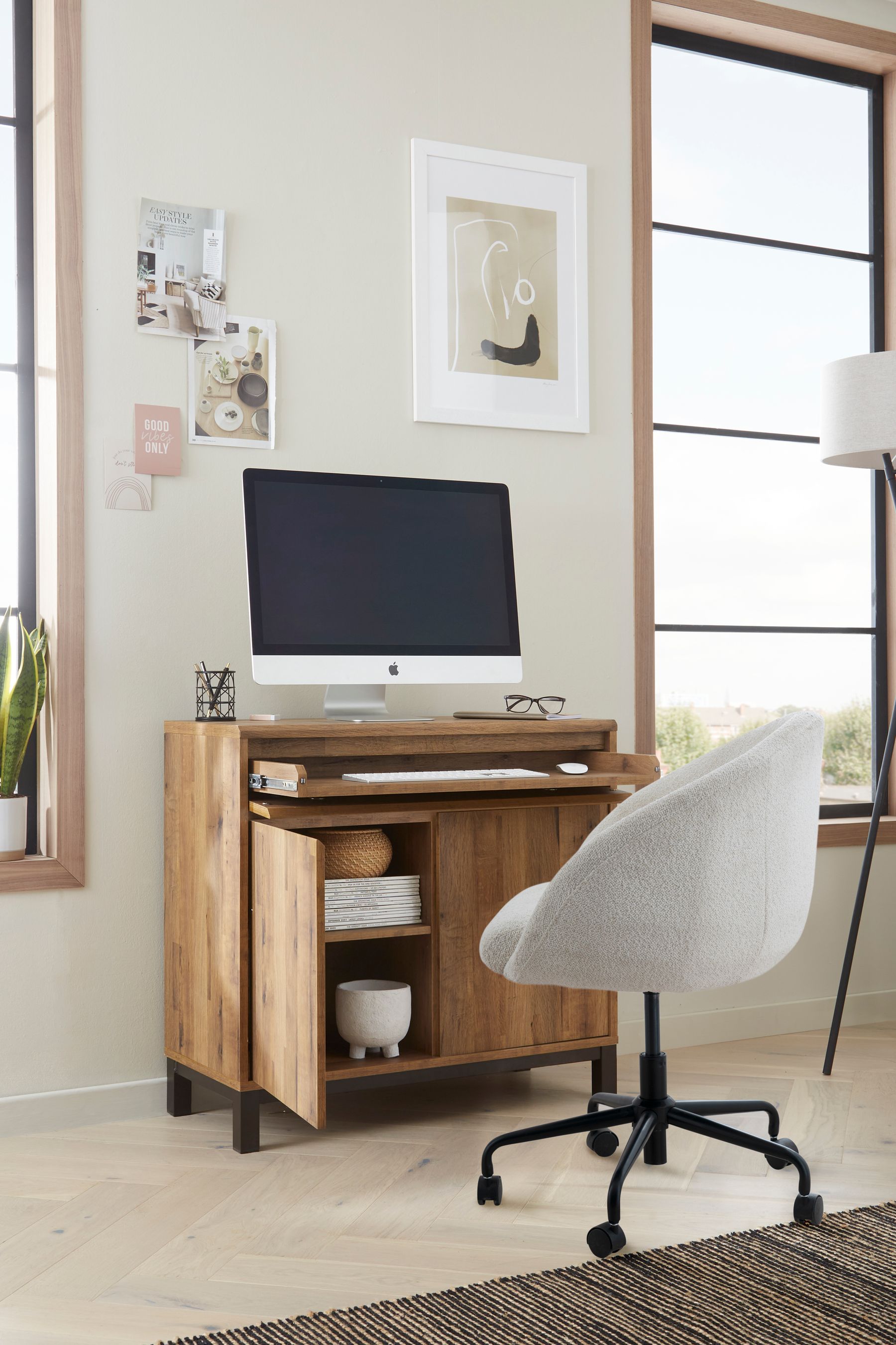 Next oak best sale desk