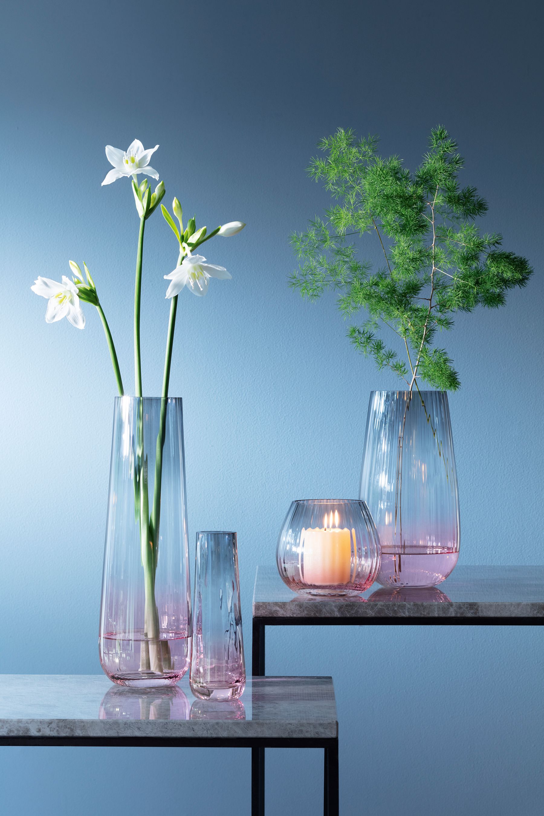 Buy LSA International Pink Dusk Vase H36cm from the Next UK online shop