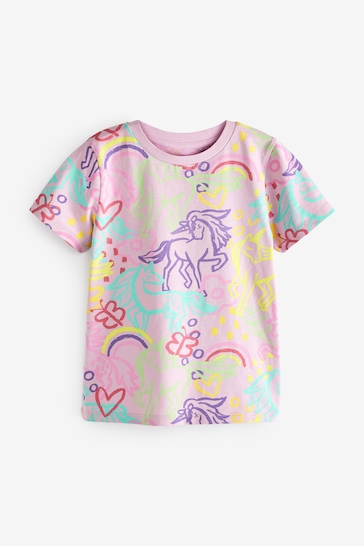Lilac Unicorn T-Shirt (3-16yrs)