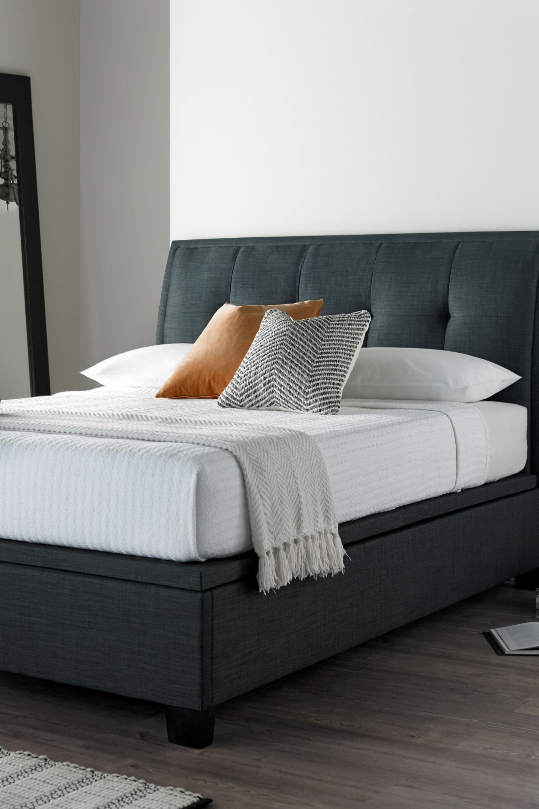 Kaydian accent outlet ottoman bed frame